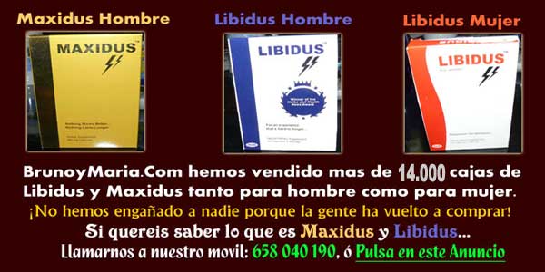pulsa aqui para ver o comprar directamente MAXIDUS Y LIBIDUS