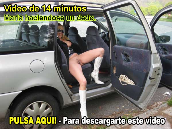 pulsa aqui para ver este video de maria de 14.36 minutos haciendo dogging y haciendo un dedo