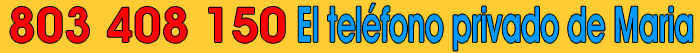 pulsa aqui para ver las fotos gratis del nuevo telefono privado de maria