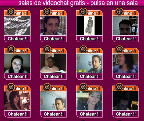 pulsa aqui para entrar en las mas de 50 salas gratis de chat